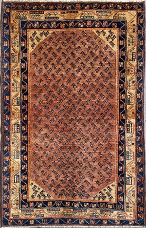 Hand-Knotted Tribal Persian Luri Rug