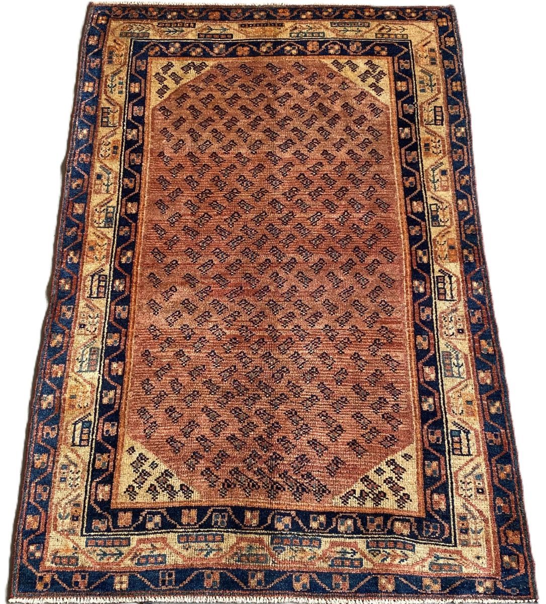 Hand-Knotted Tribal Persian Luri Rug