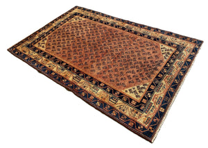 Hand-Knotted Tribal Persian Luri Rug