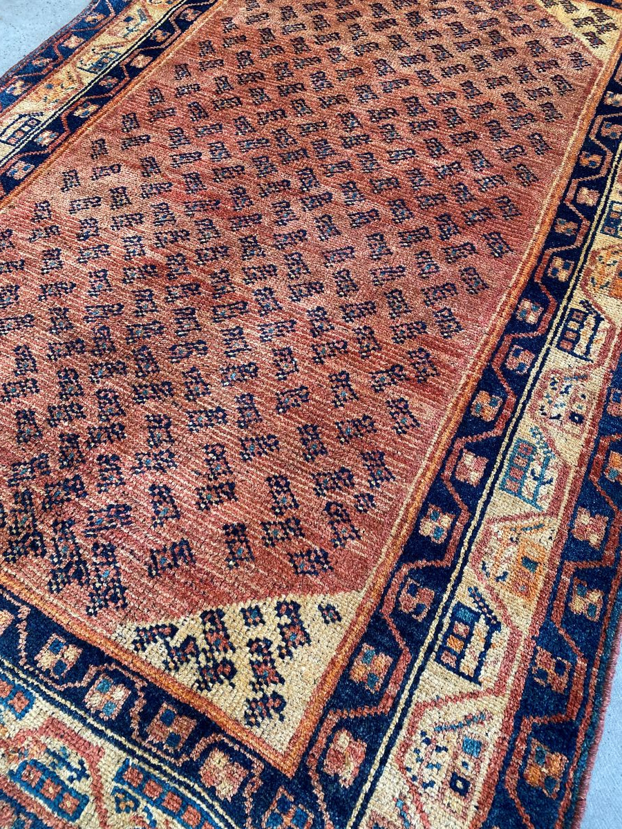 Hand-Knotted Tribal Persian Luri Rug