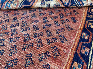 Hand-Knotted Tribal Persian Luri Rug