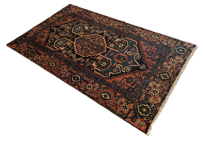 Hand-Knotted Tribal Persian Hashtrood Rug