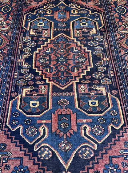Hand-Knotted Tribal Persian Hashtrood Rug