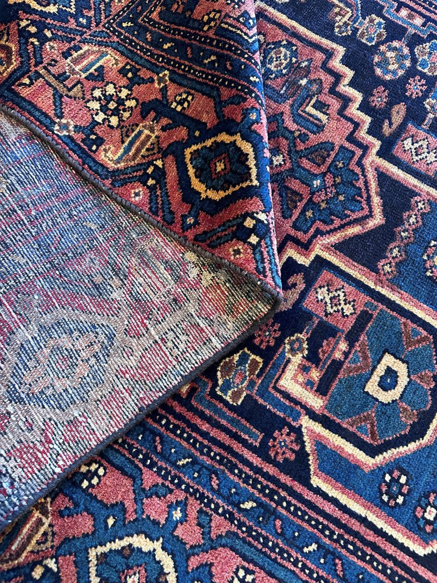Hand-Knotted Tribal Persian Hashtrood Rug
