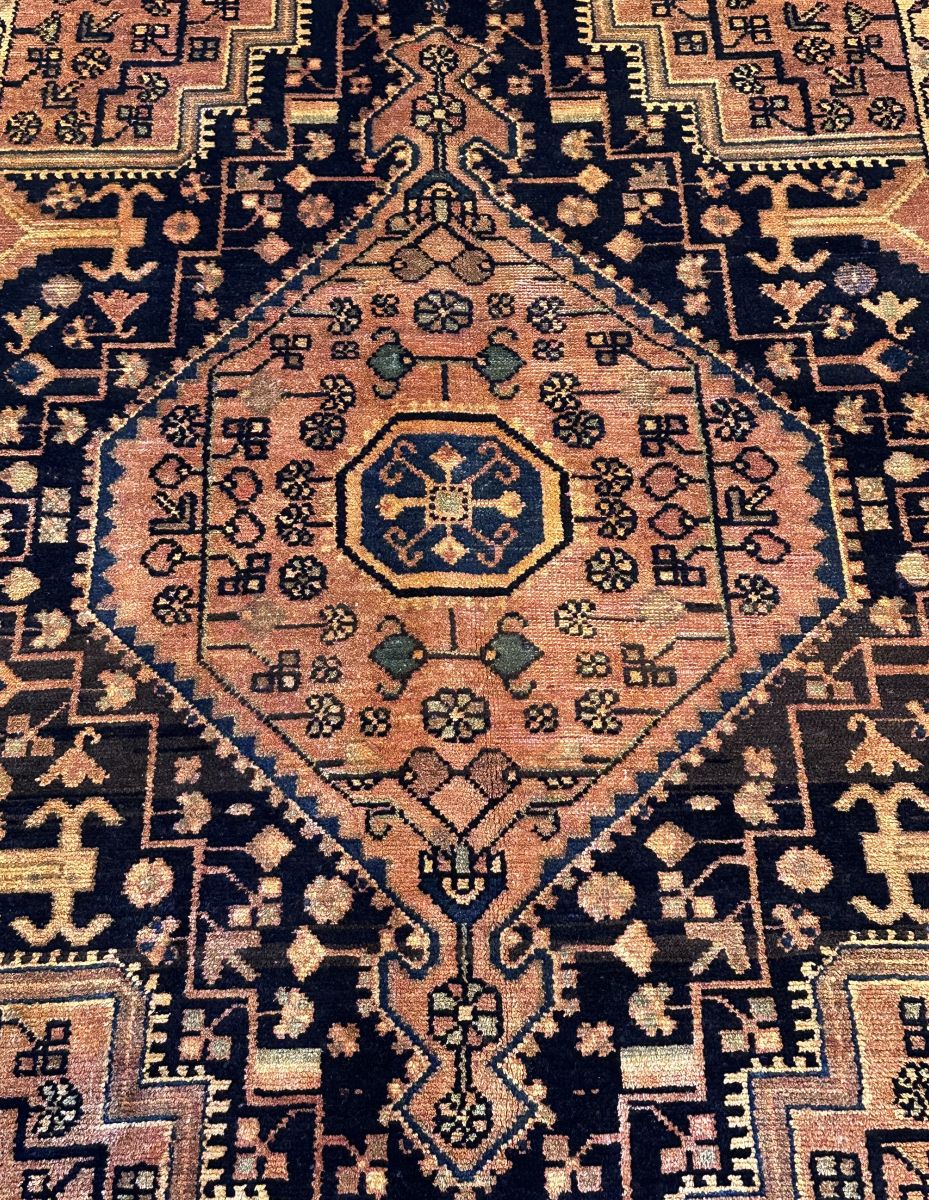 Hand-Knotted Tribal Persian Toyserkan Rug