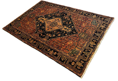 Hand-Knotted Tribal Persian Toyserkan Rug