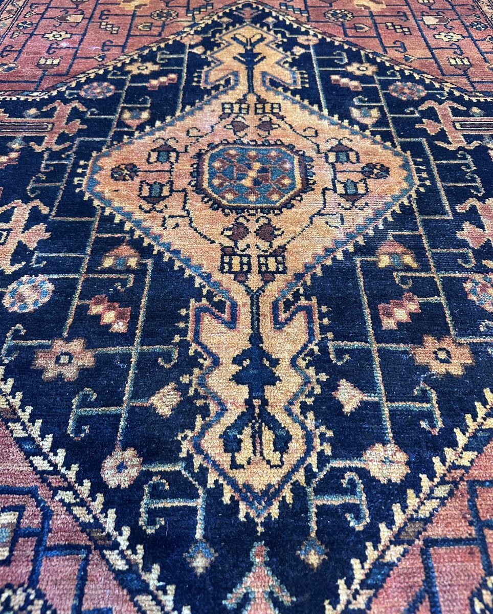 Hand-Knotted Tribal Persian Toyserkan Rug