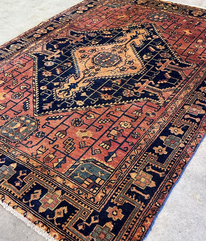 Hand-Knotted Tribal Persian Toyserkan Rug