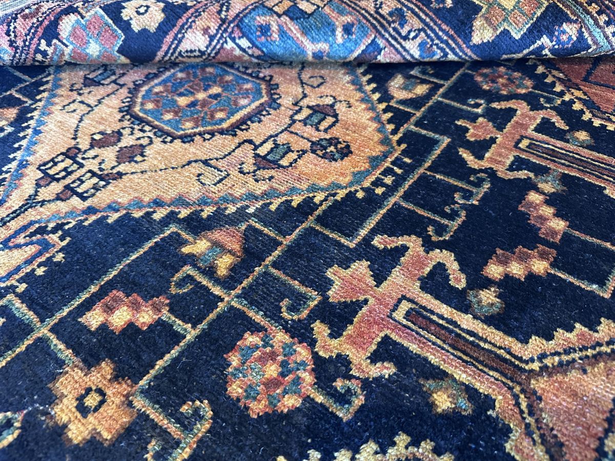 Hand-Knotted Tribal Persian Toyserkan Rug