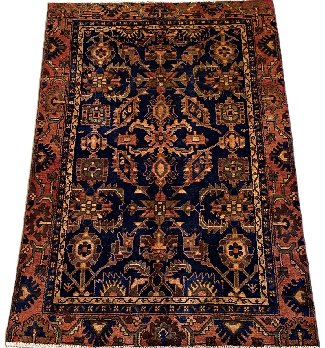 Hand-Knotted Tribal Persian Malayer Rug