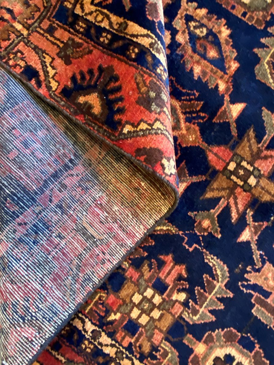 Hand-Knotted Tribal Persian Malayer Rug