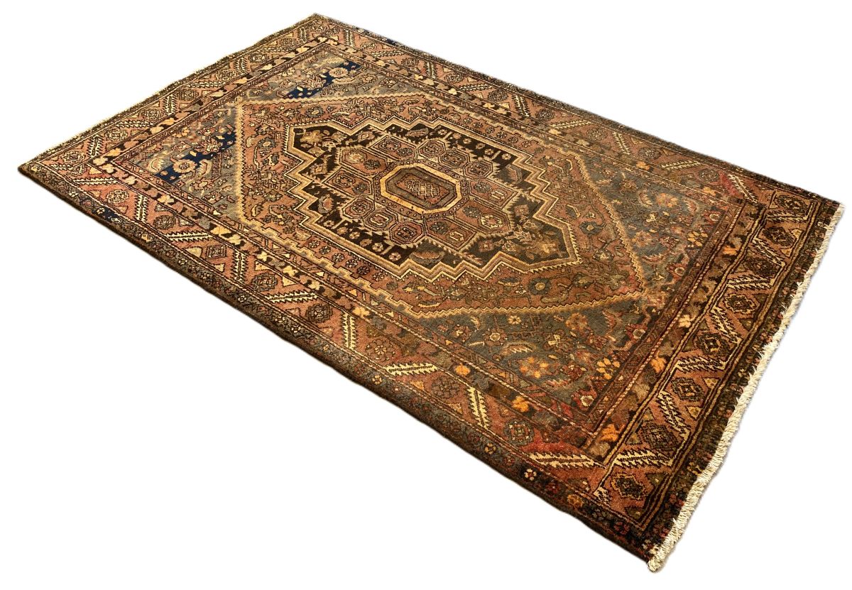 Hand-Knotted Tribal Persian Bidjar Gholtogh Rug