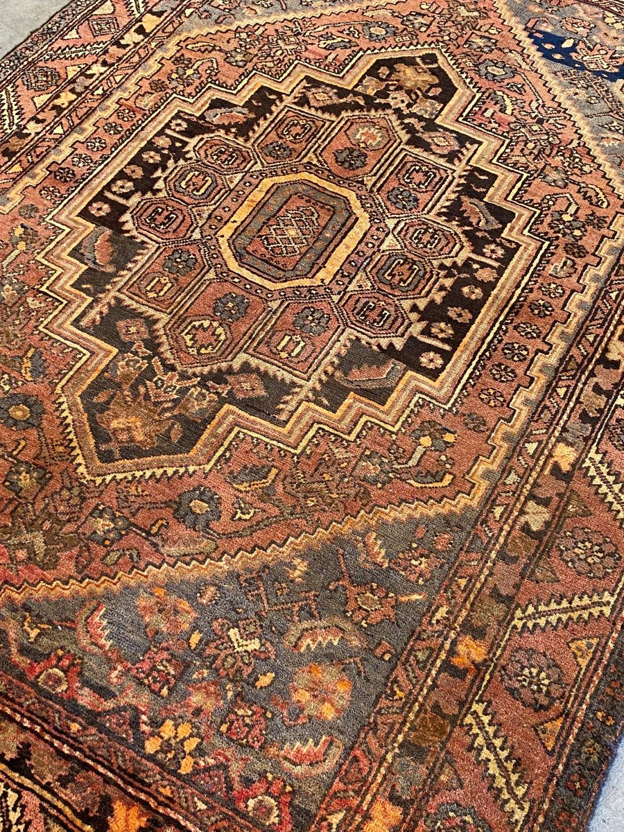 Hand-Knotted Tribal Persian Bidjar Gholtogh Rug