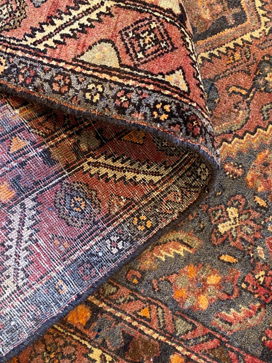 Hand-Knotted Tribal Persian Bidjar Gholtogh Rug
