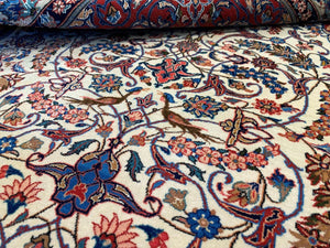 Superfine Hand-knotted Persian Qum Carpet