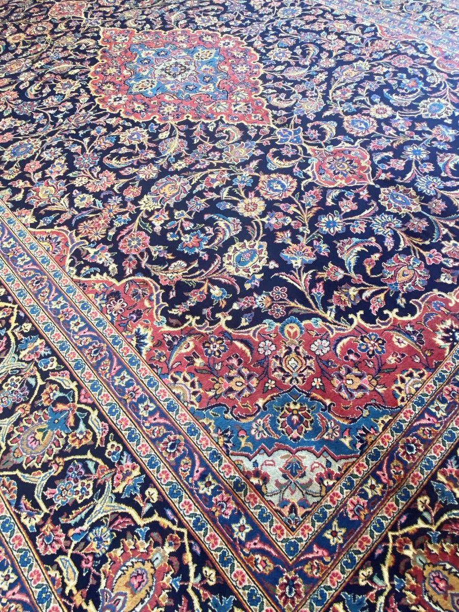 Superfine Hand-knotted Royal Persian Kashan Carpet