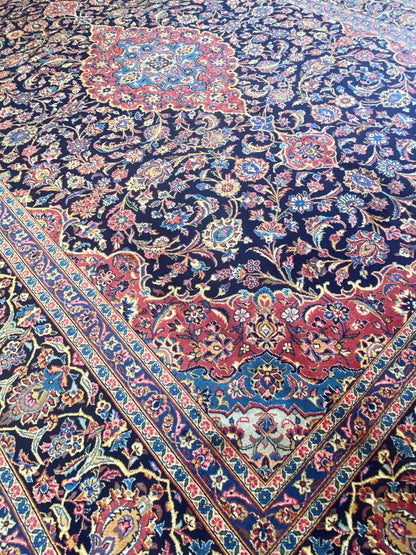 Superfine Hand-knotted Royal Persian Kashan Carpet