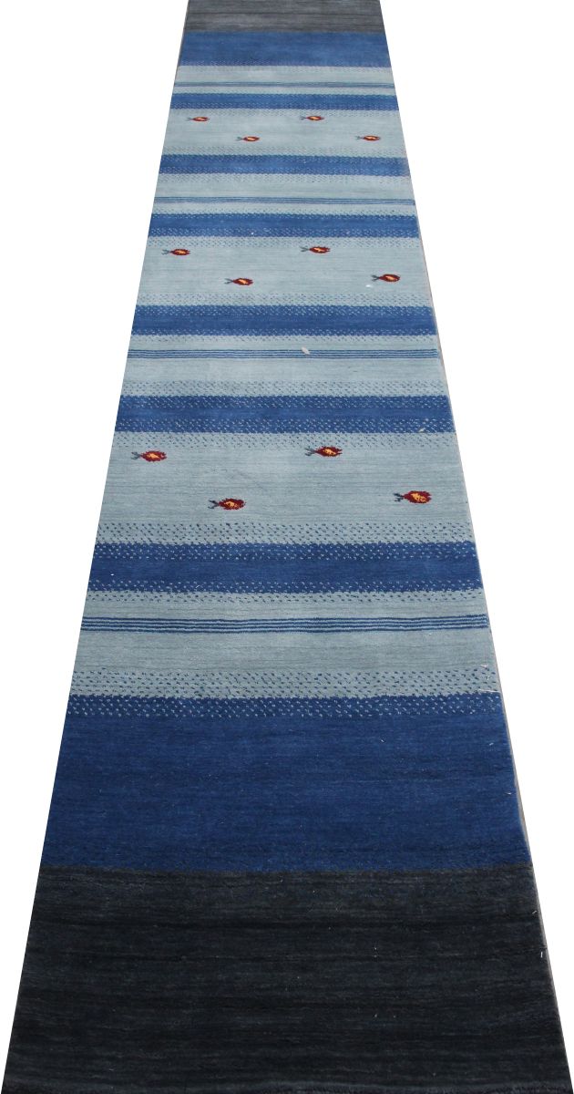 Hand-Woven Loribaft Gabbeh Runner
