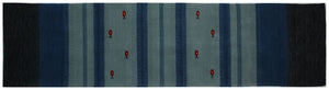 Hand-Woven Loribaft Gabbeh Runner