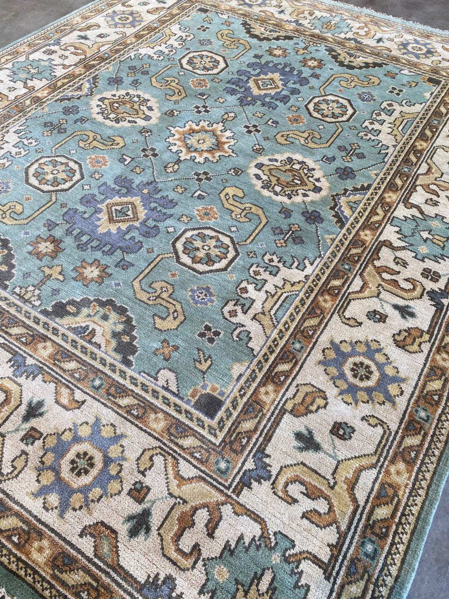 Hand-Knotted Ushak Sultanabad Collection