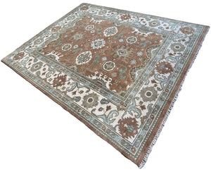 Hand-Knotted Ushak Sultanabad Collection