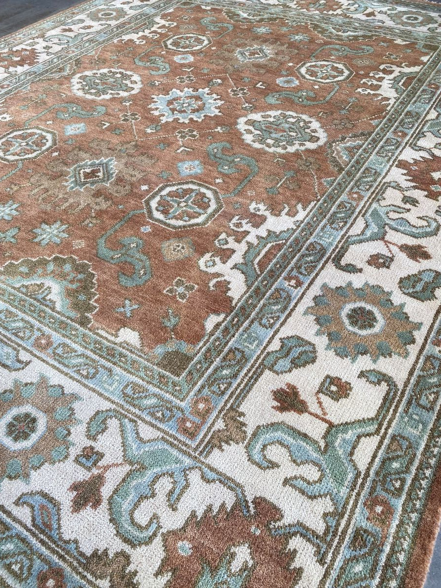 Hand-Knotted Ushak Sultanabad Collection