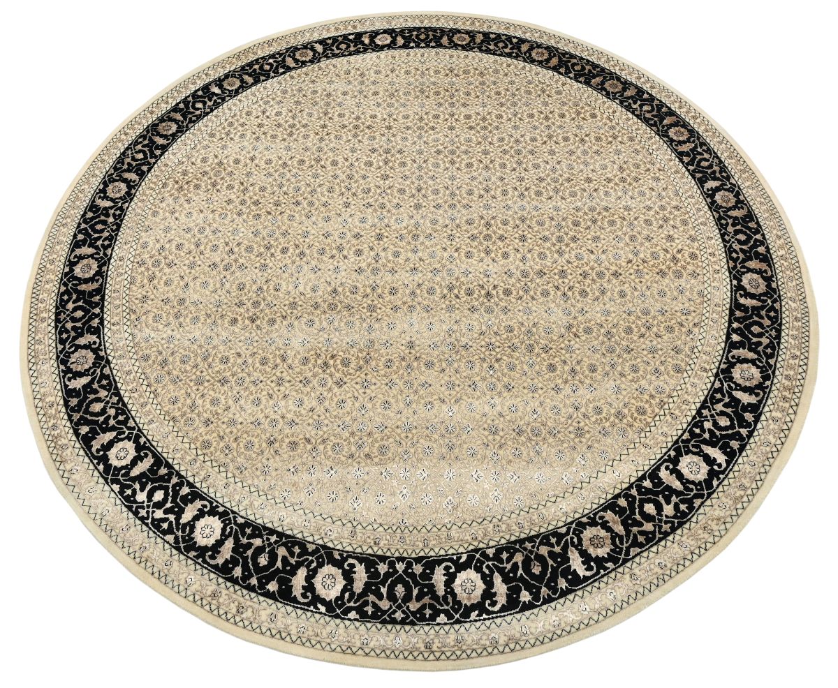 Hand-Woven Herati Design Carpet