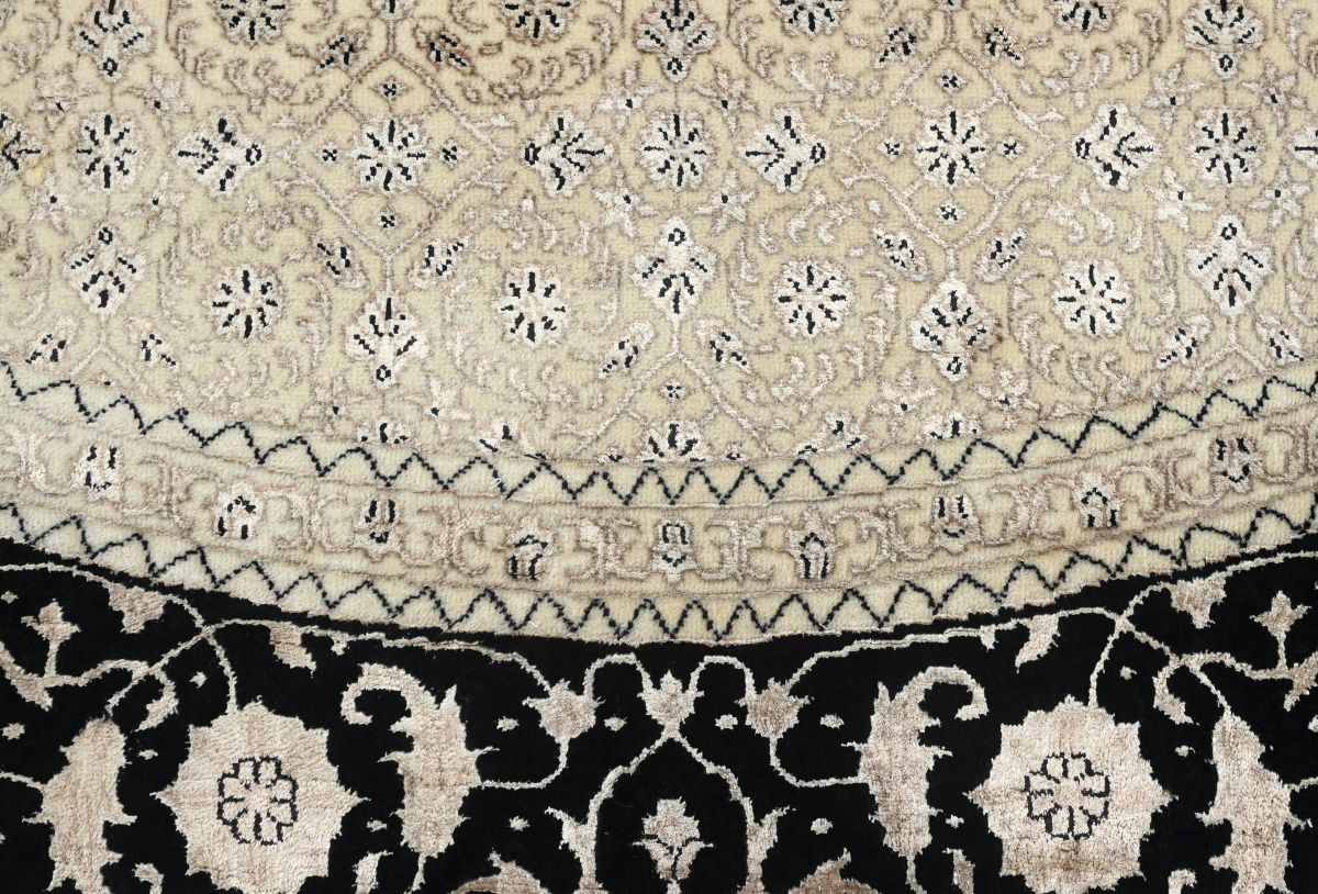 Hand-Woven Herati Design Carpet