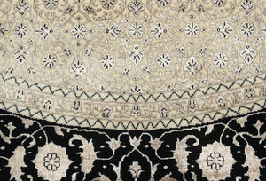 Hand-Woven Herati Design Carpet