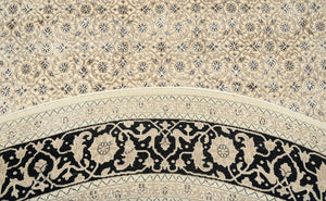 Hand-Woven Herati Design Carpet