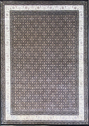 Hand-Woven Herati Design Carpet