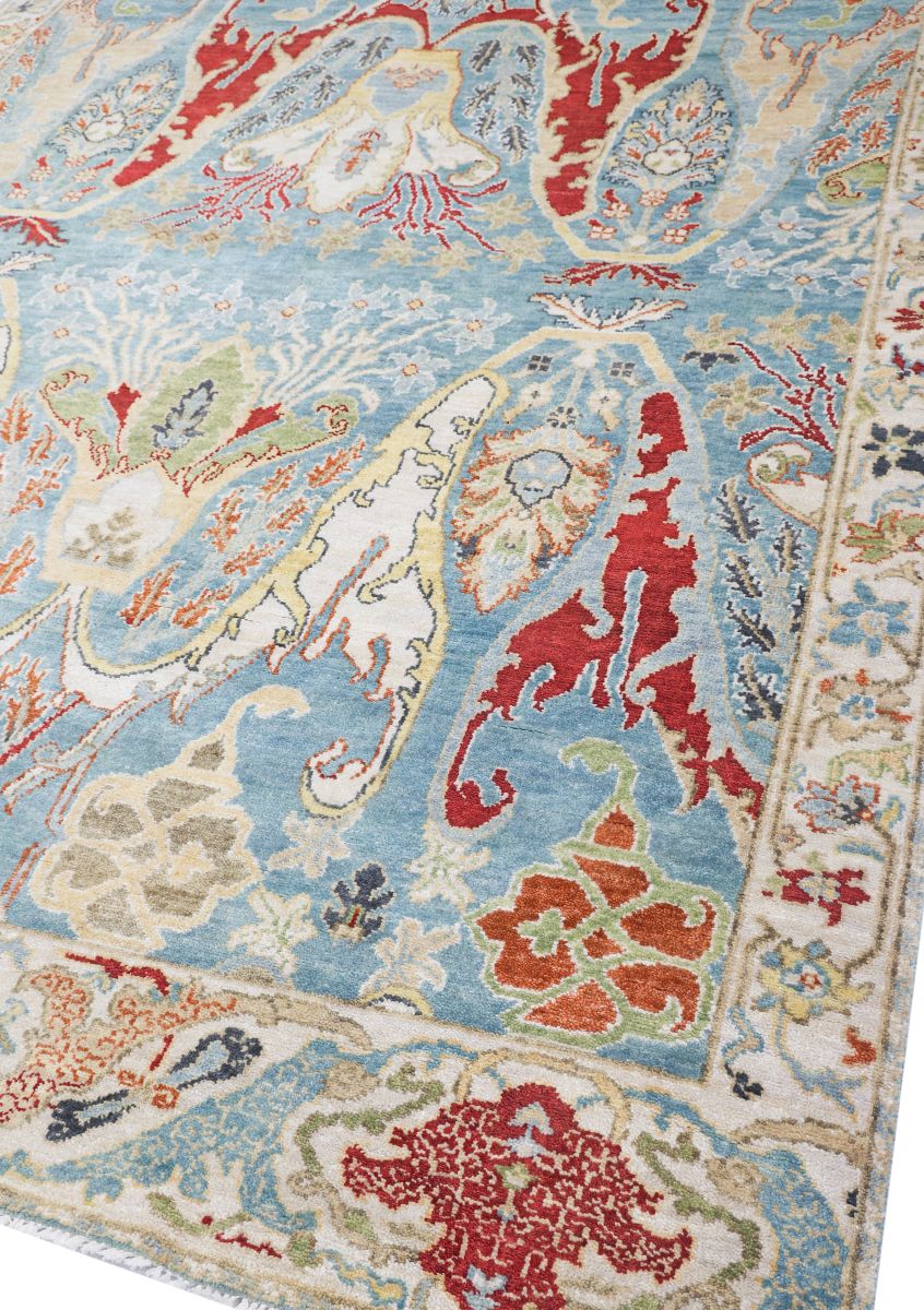 Hand-Knotted Antique William Morris Collection