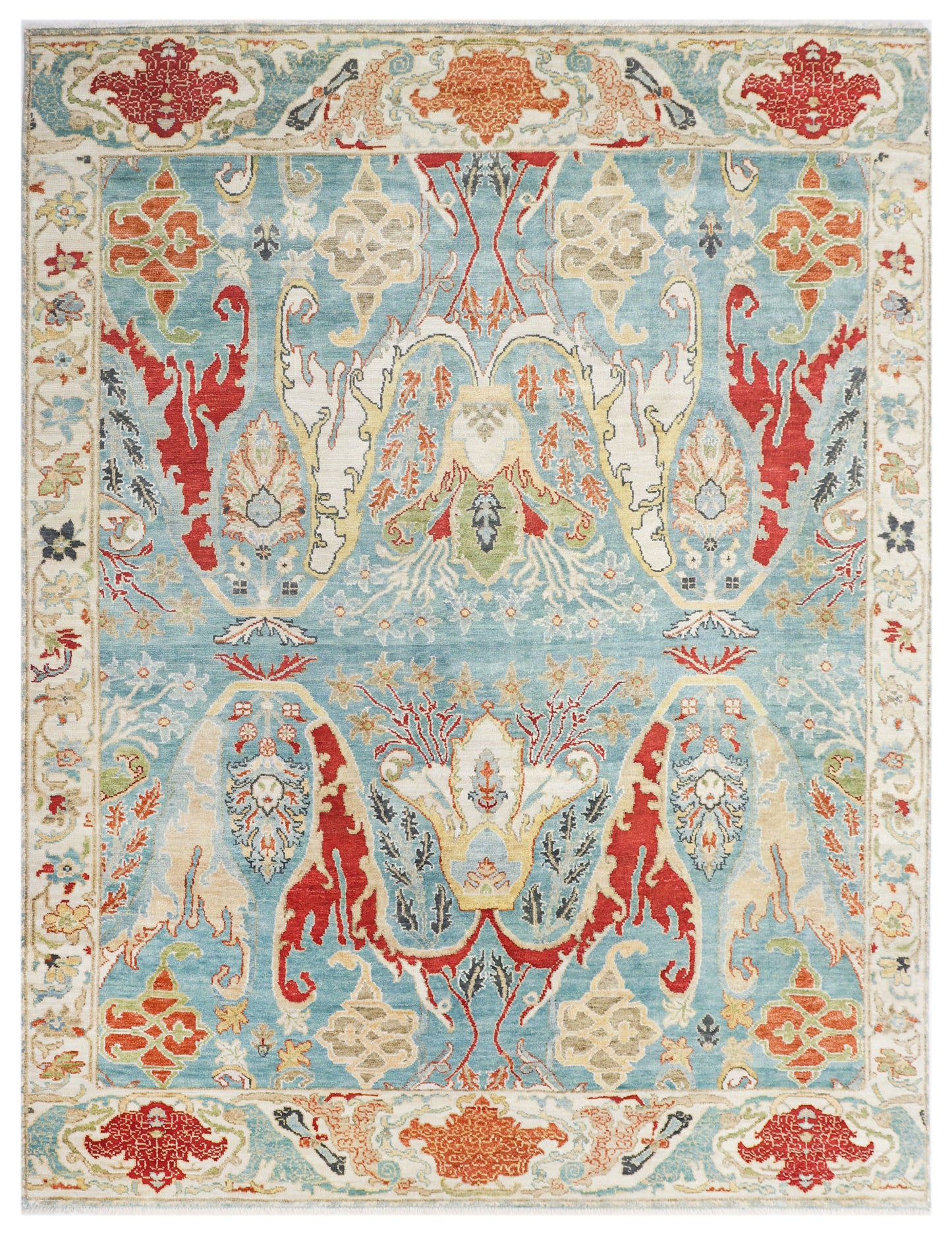 Hand-Knotted Antique William Morris Collection