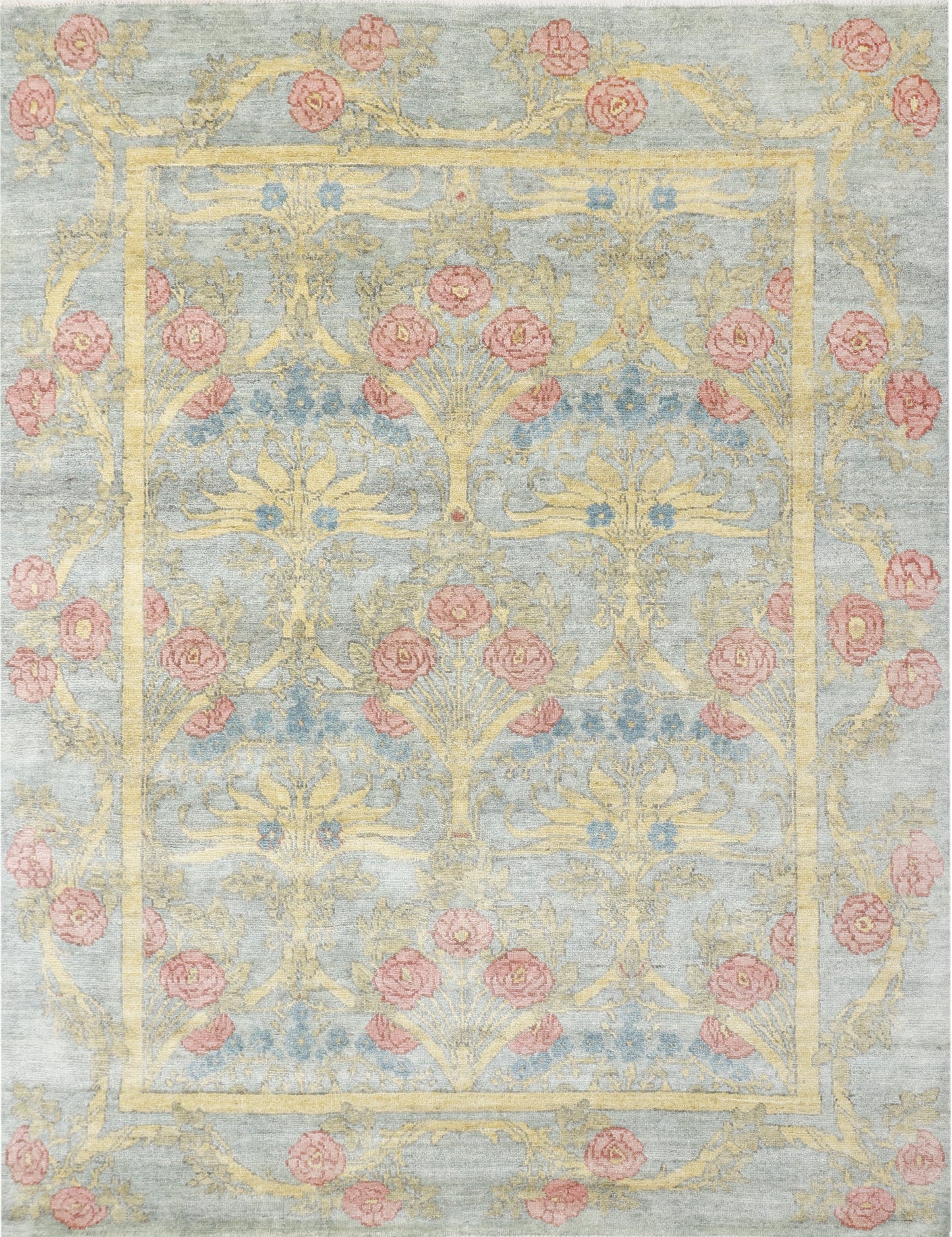 Hand-Knotted Antique William Morris Collection