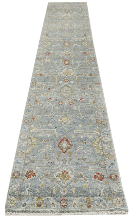 Hand-Knotted Antique Sultanabad Runner