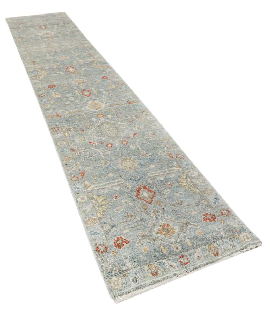 Hand-Knotted Antique Sultanabad Runner