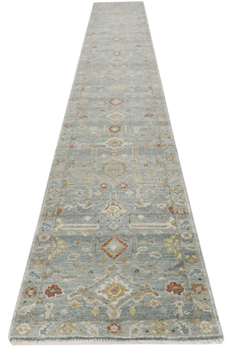 Hand-Knotted Antique Sultanabad Runner