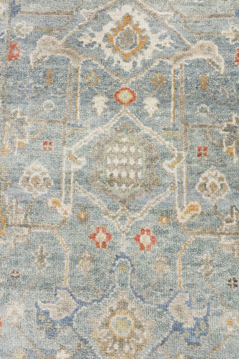 Hand-Knotted Antique Sultanabad Runner