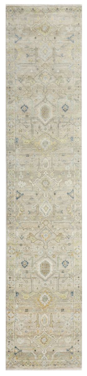 Hand-Knotted Antique Sultanabad Runner