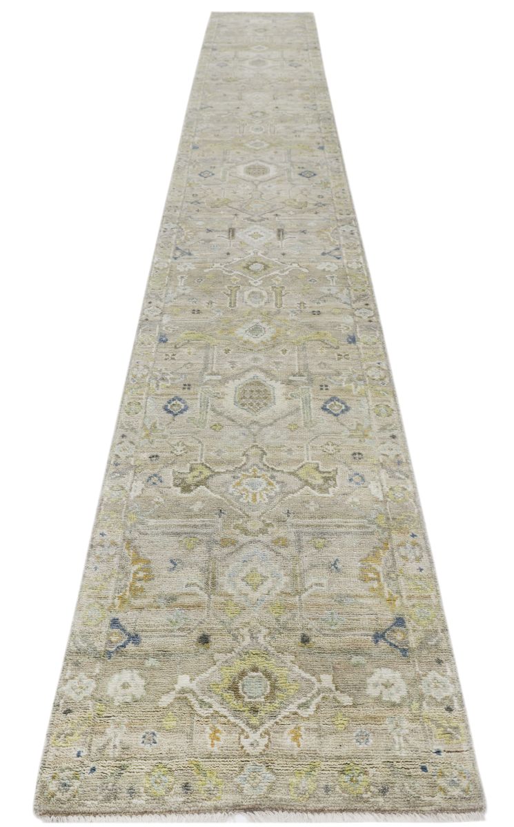 Hand-Knotted Antique Sultanabad Runner