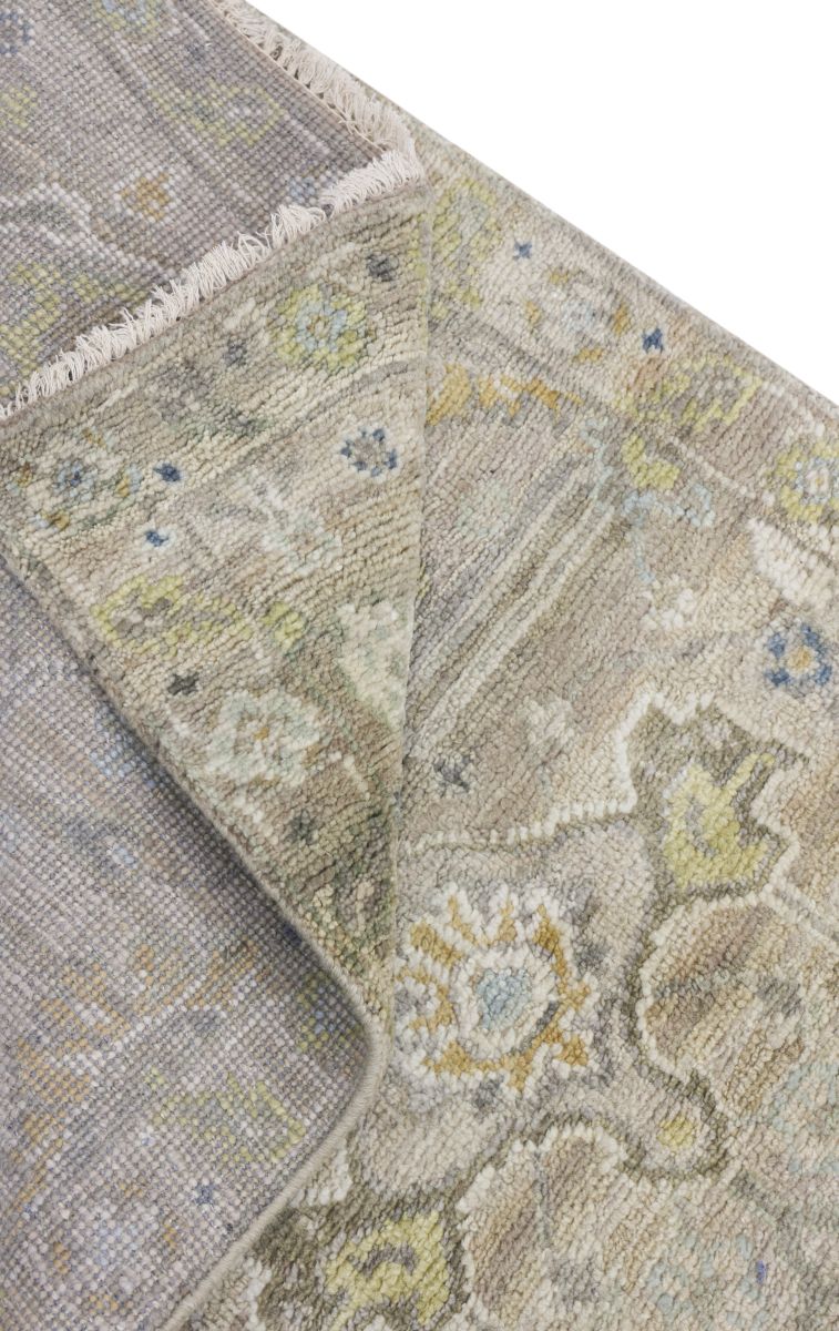 Hand-Knotted Antique Sultanabad Runner