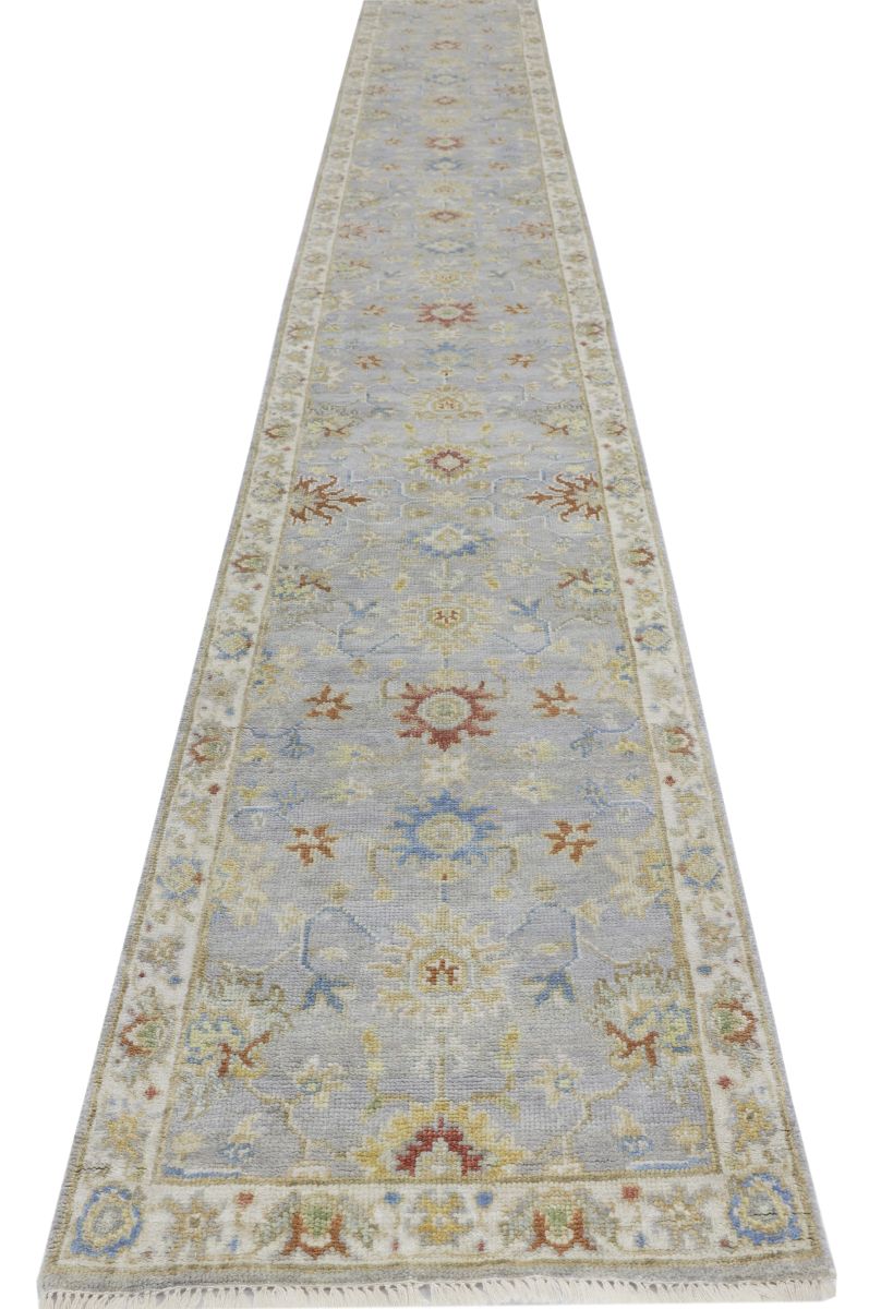Hand-Knotted Antique Sultanabad Runner