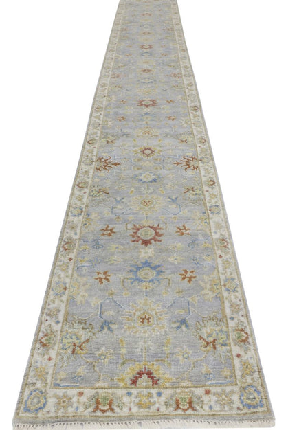 Hand-Knotted Antique Sultanabad Runner