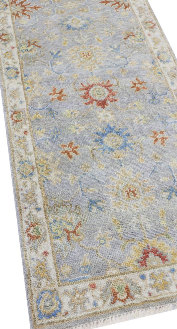 Hand-Knotted Antique Sultanabad Runner