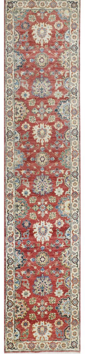 Hand-Knotted Antique Sultanabad Runner