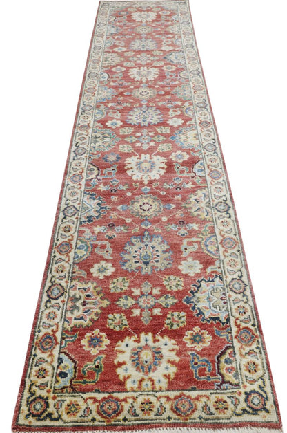 Hand-Knotted Antique Sultanabad Runner