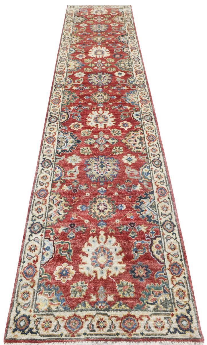 Hand-Knotted Antique Sultanabad Runner