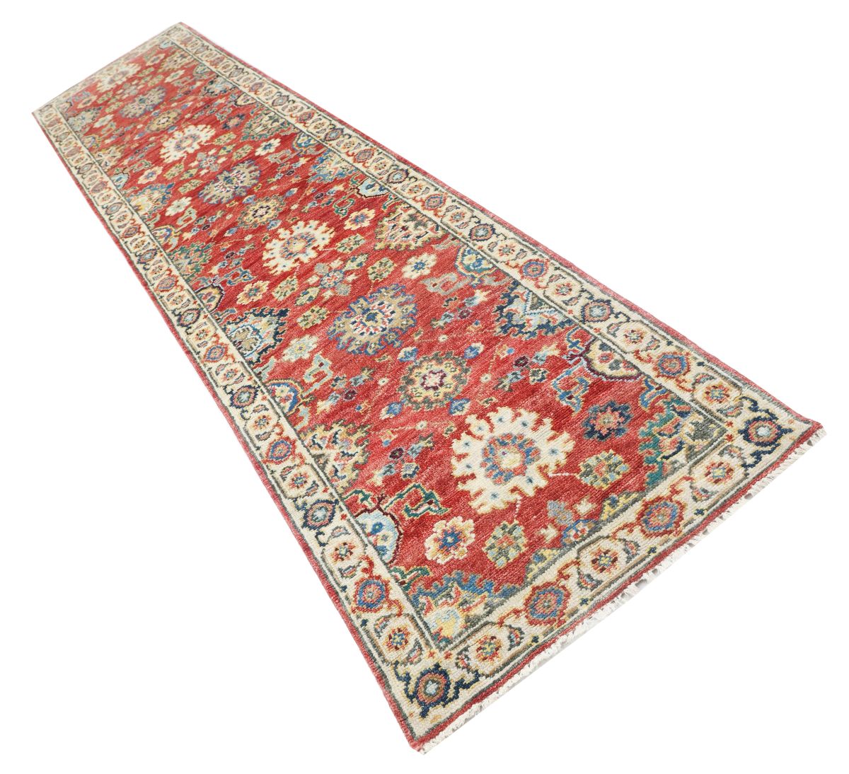 Hand-Knotted Antique Sultanabad Runner