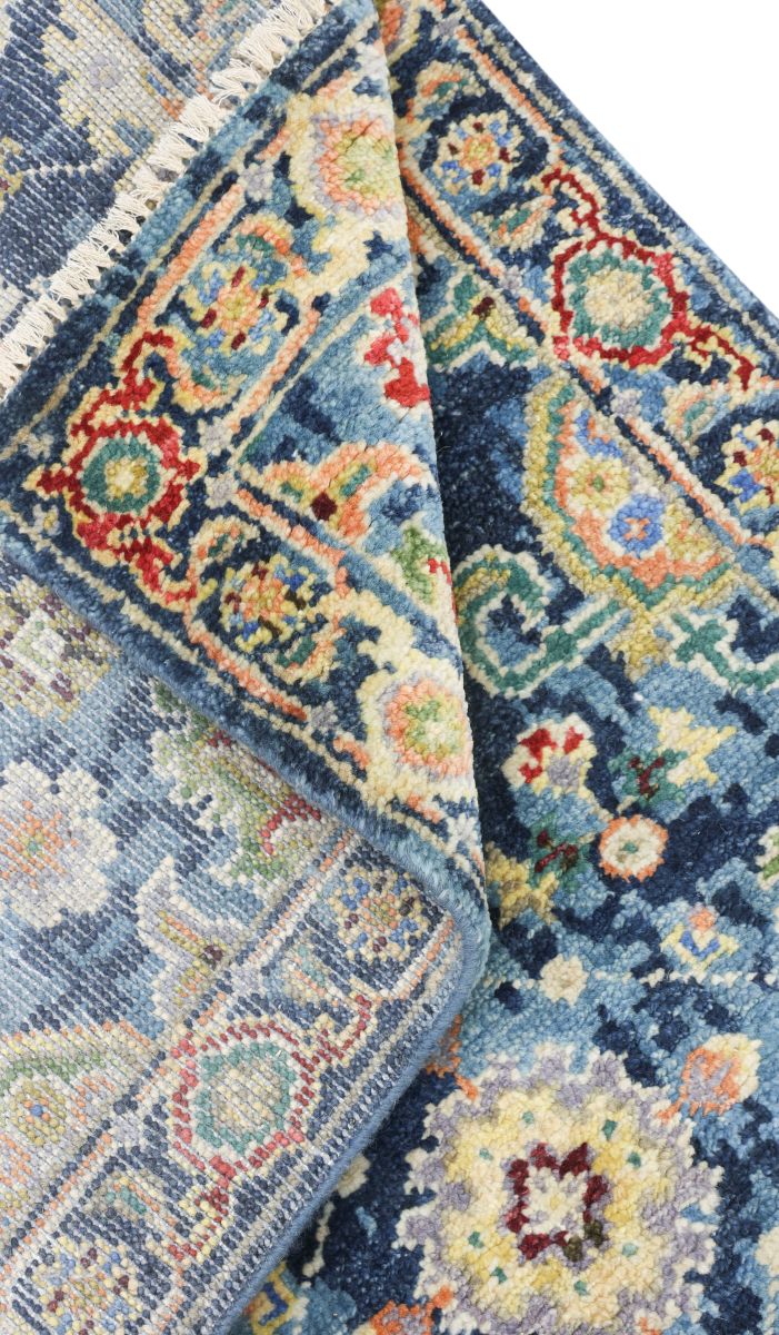 Hand-Knotted Antique Sultanabad Runner