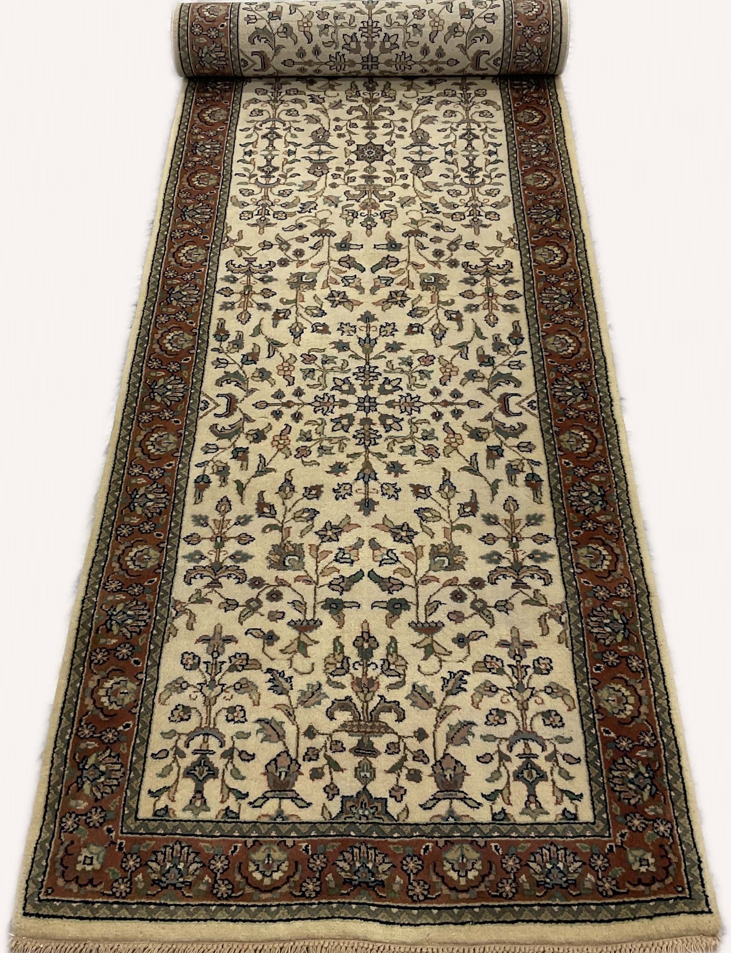 Traditional Hand-Woven Sarouq Runner